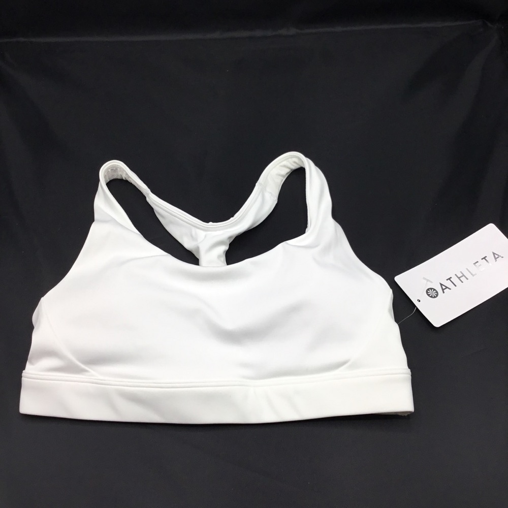 NWT Athleta Ultimate Sports Bra SuperSonic white - Picture 3 of 12